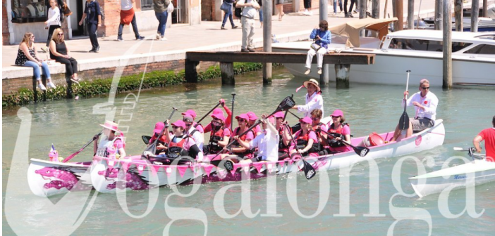 Les dragon Pink ladies d’Angers ont participé à la Vogalonga 2016 voga