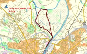 L'île St Aubin Trace GPS